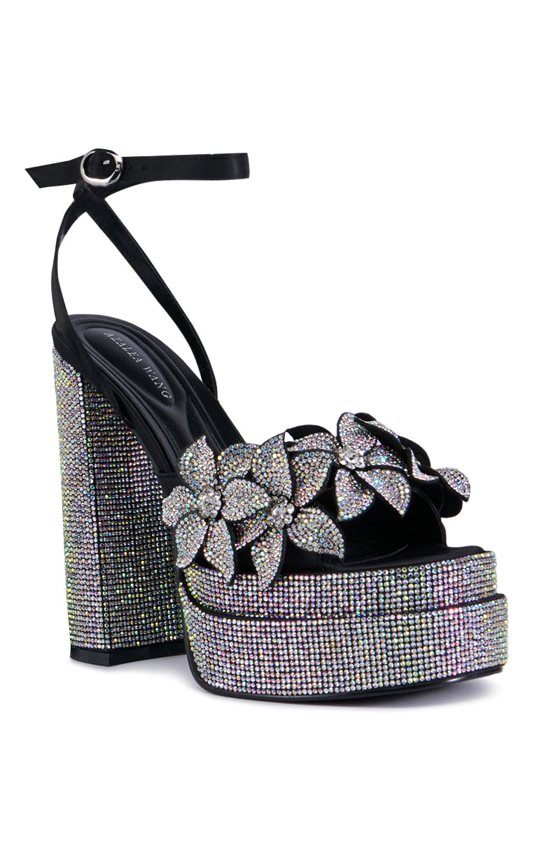 AZALEA WANG TEILLE BLACK SANDAL