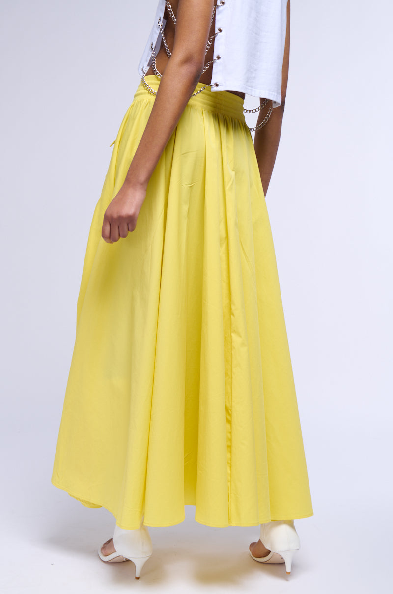 SUNSHINE BOULEVARD CARGO POCKET MAXI SKIRT