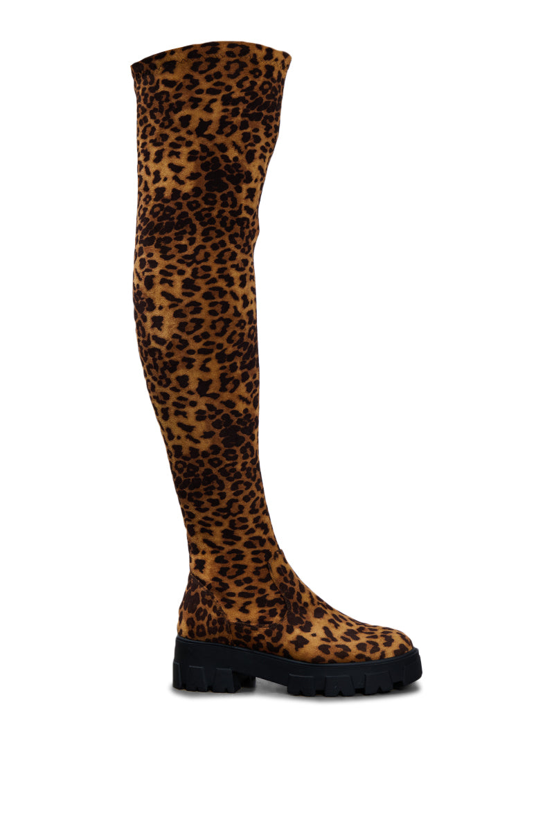 AZALEA WANG ALORA LEOPARD BOOT