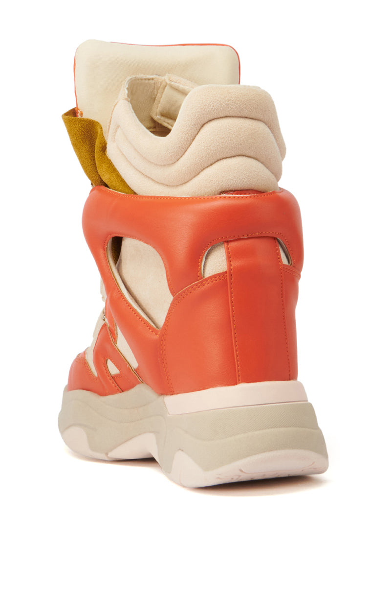 MARANTO CHUNKY ORANGE SNEAKER