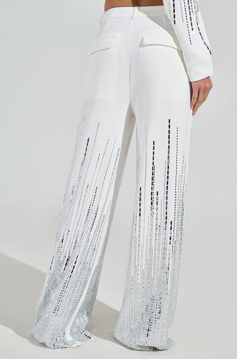 MILA EMBELLISHED FLARE PANT