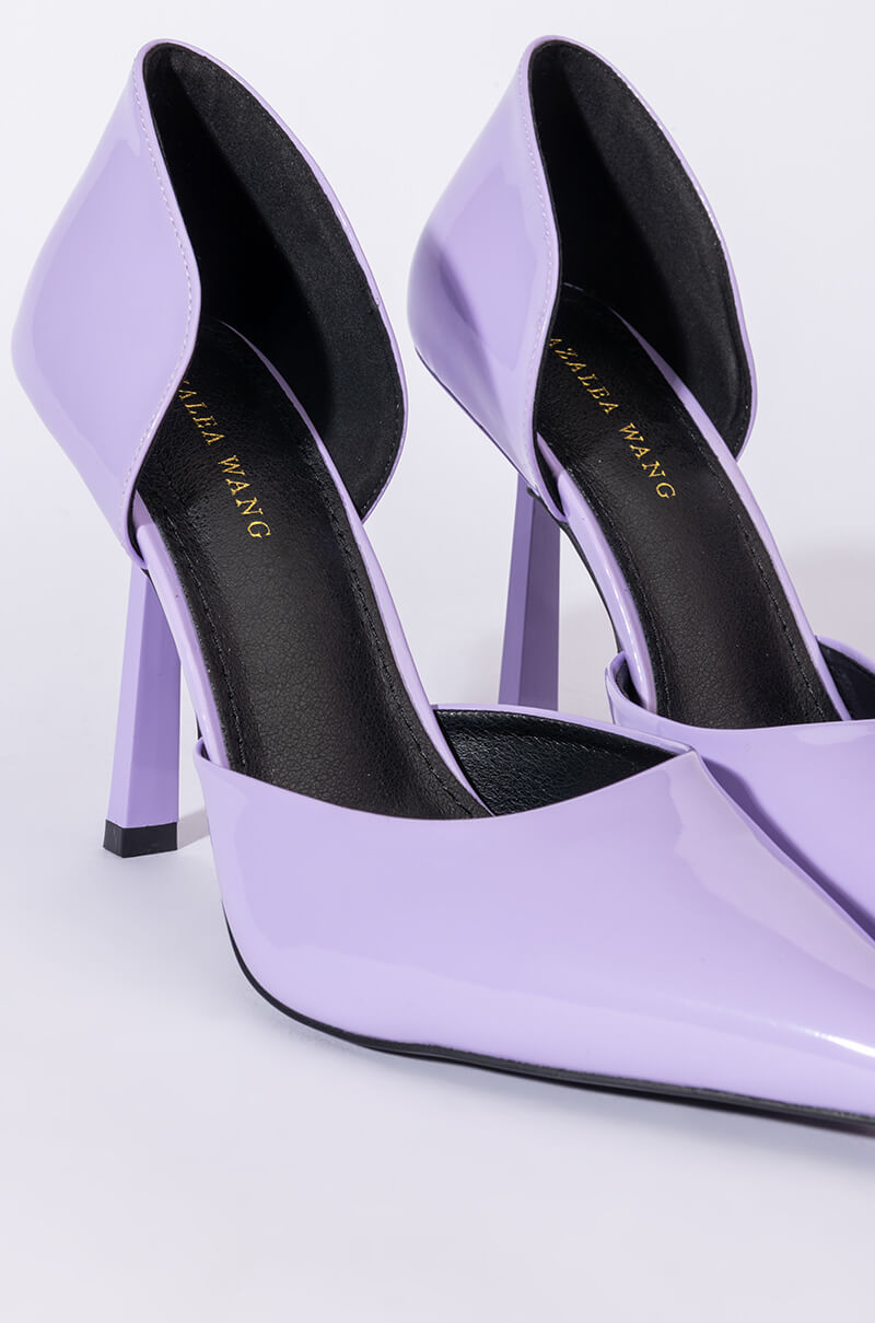 AZALEA WANG DONT TRIP STILETTO PUMP IN PURPLE