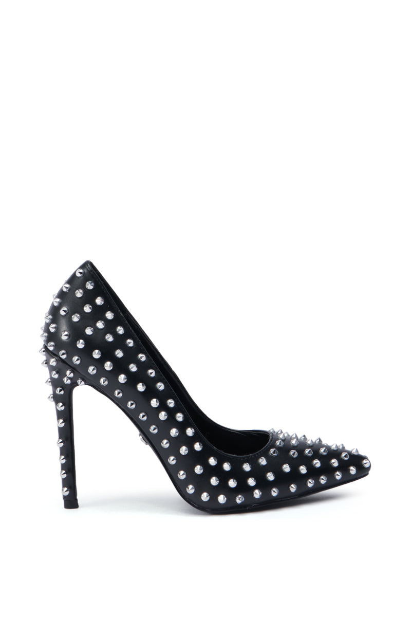 AZALEA WANG KASHIE BLACK STILETTO PUMP