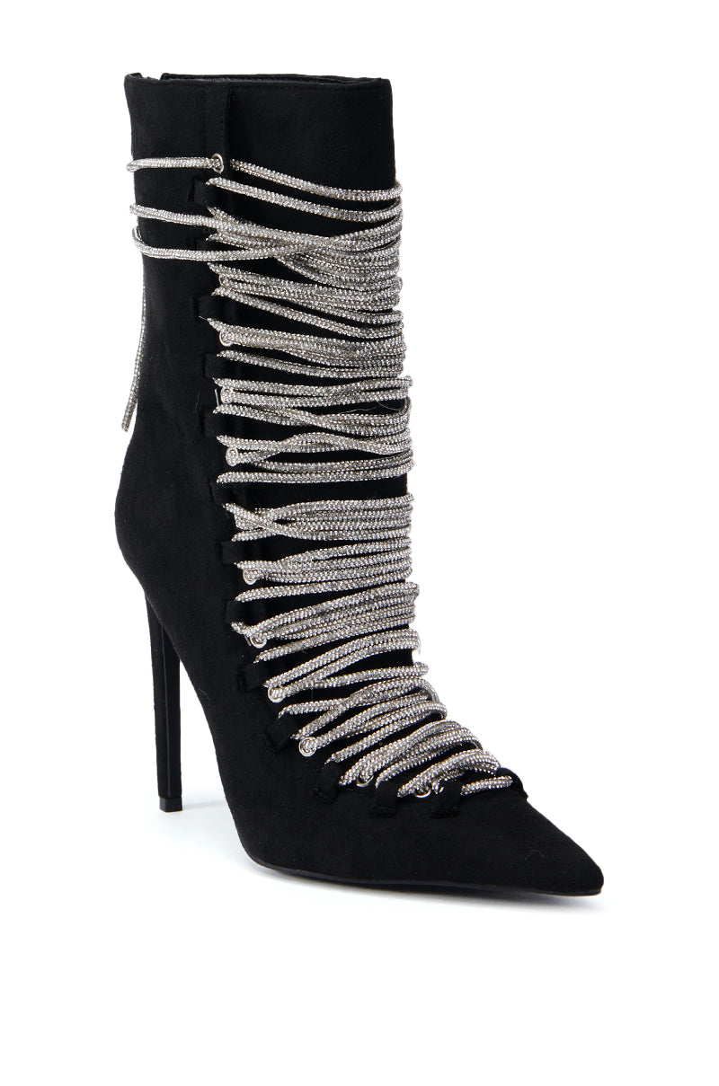 AZALEA WANG DASHIELL BLACK STILETTO BOOT