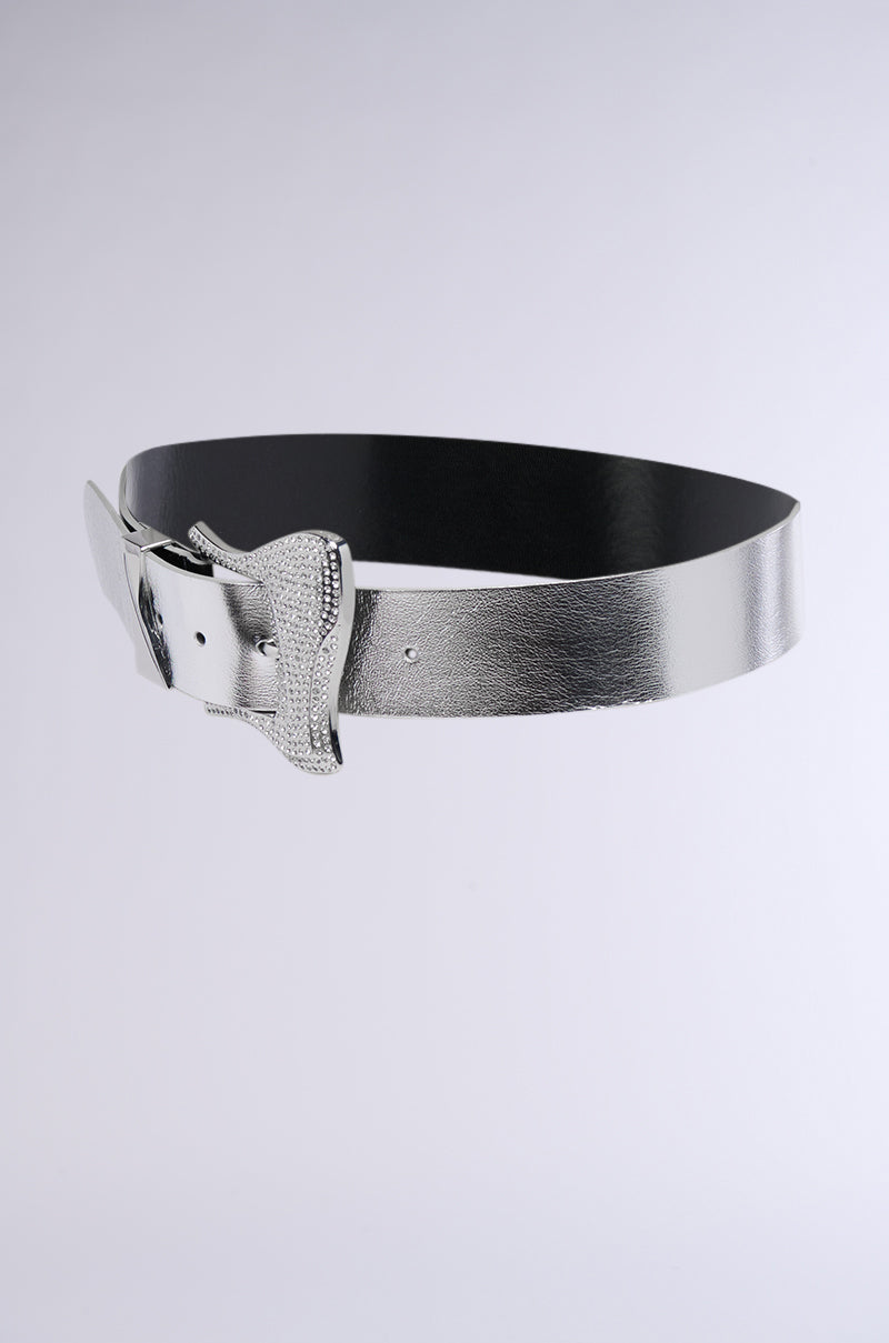 TAKE MY PIC WESTERN BELT IN SILVER