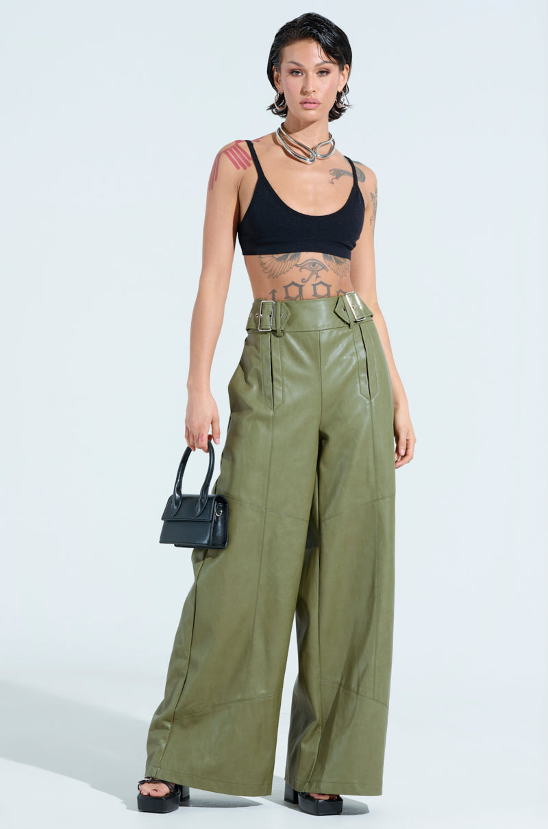 AMY TROUSER IN OLIVE