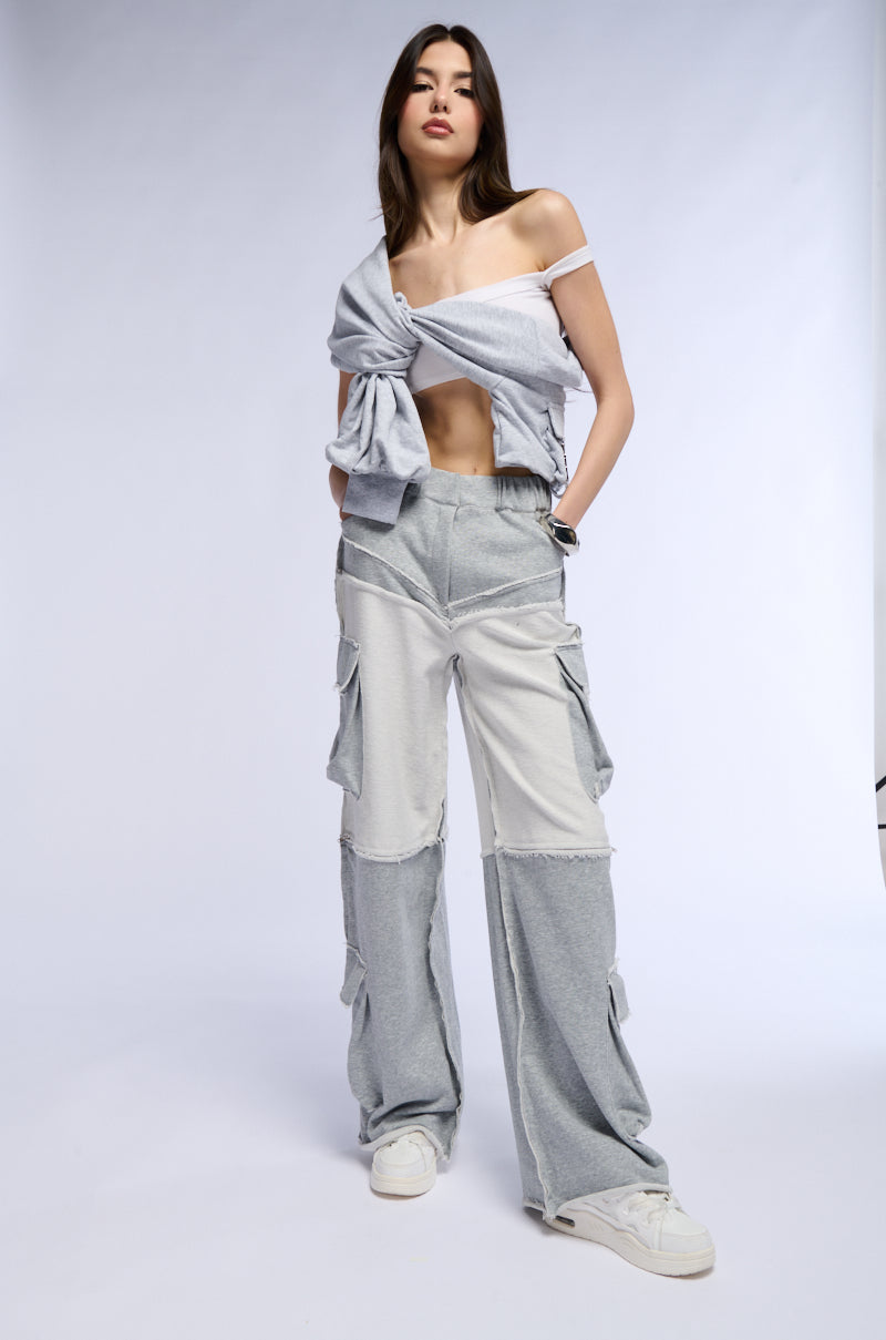 FASHION FORWARD WIDE LEG SWEATPANT