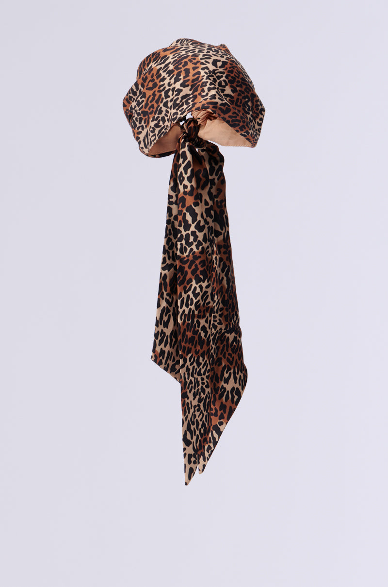 CHEETAH ANIMAL HEAD SCARF