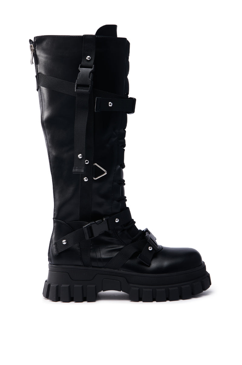 AZALEA WANG MYRON BLACK BOOT