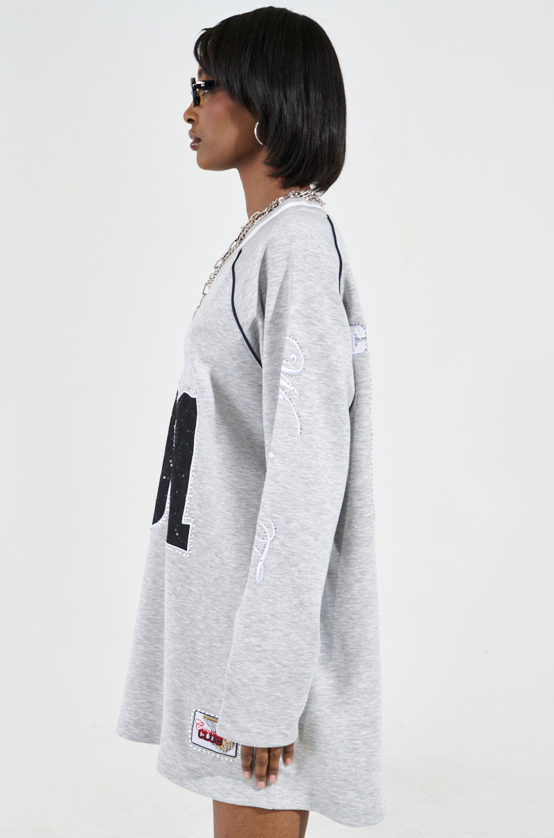 CATCH ME COURTSIDE SWEATSHIRT DRESS