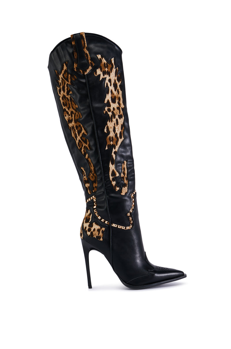 AZALEA WANG BRIGGS LEOPARD BOOT