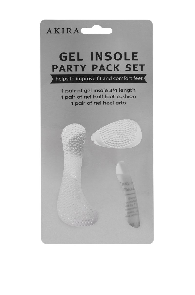 PARTY ON GEL INSOLE SET