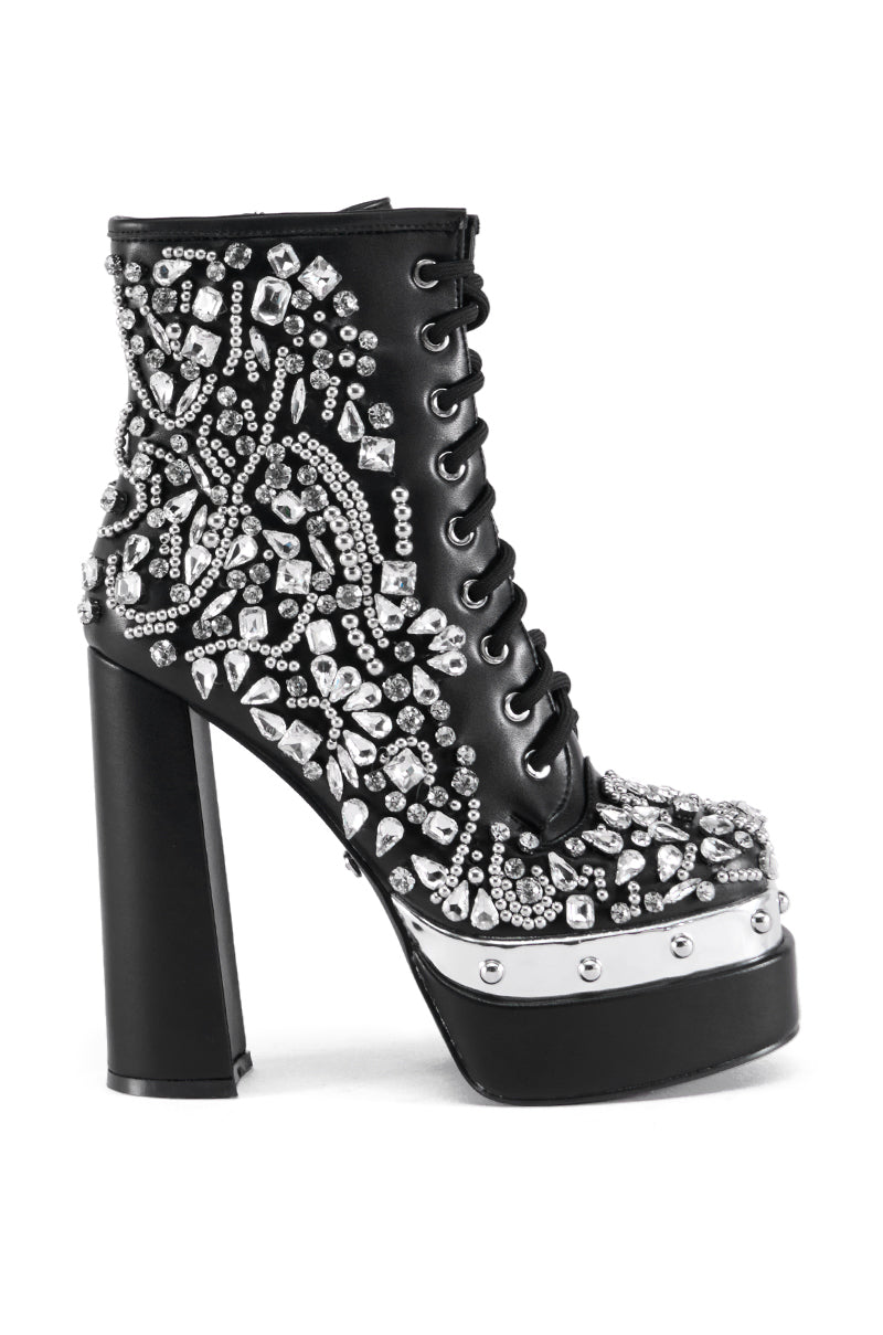 AZALEA WANG LILYBELL EMBELLISHED BOOTIE