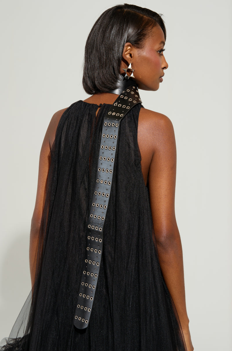 HIGH STANDARDS BELT NECKLACE