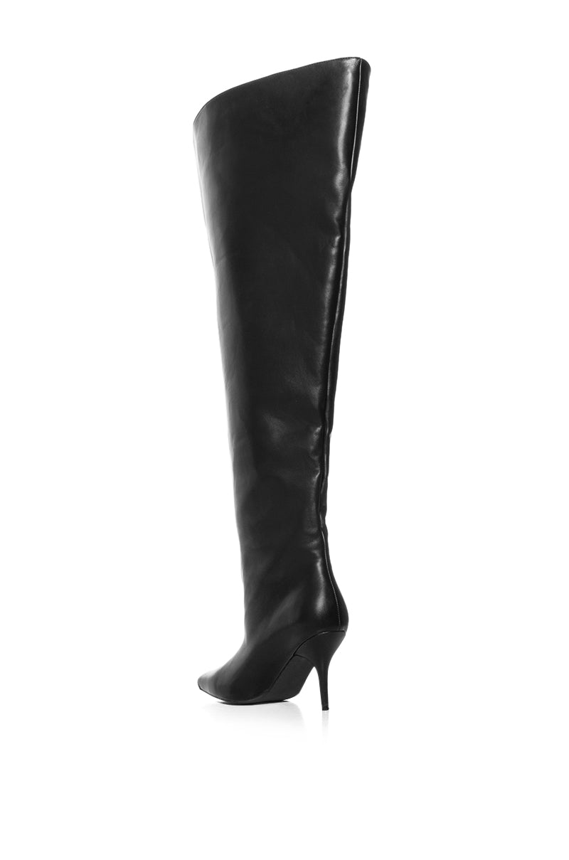 AZALEA WANG AMBY BUCKET BOOT IN BLACK