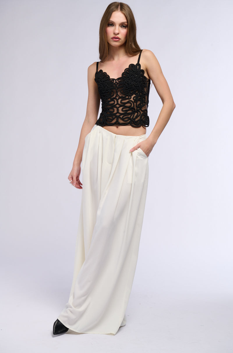 LOYAL PLEATED PALAZZO PANT