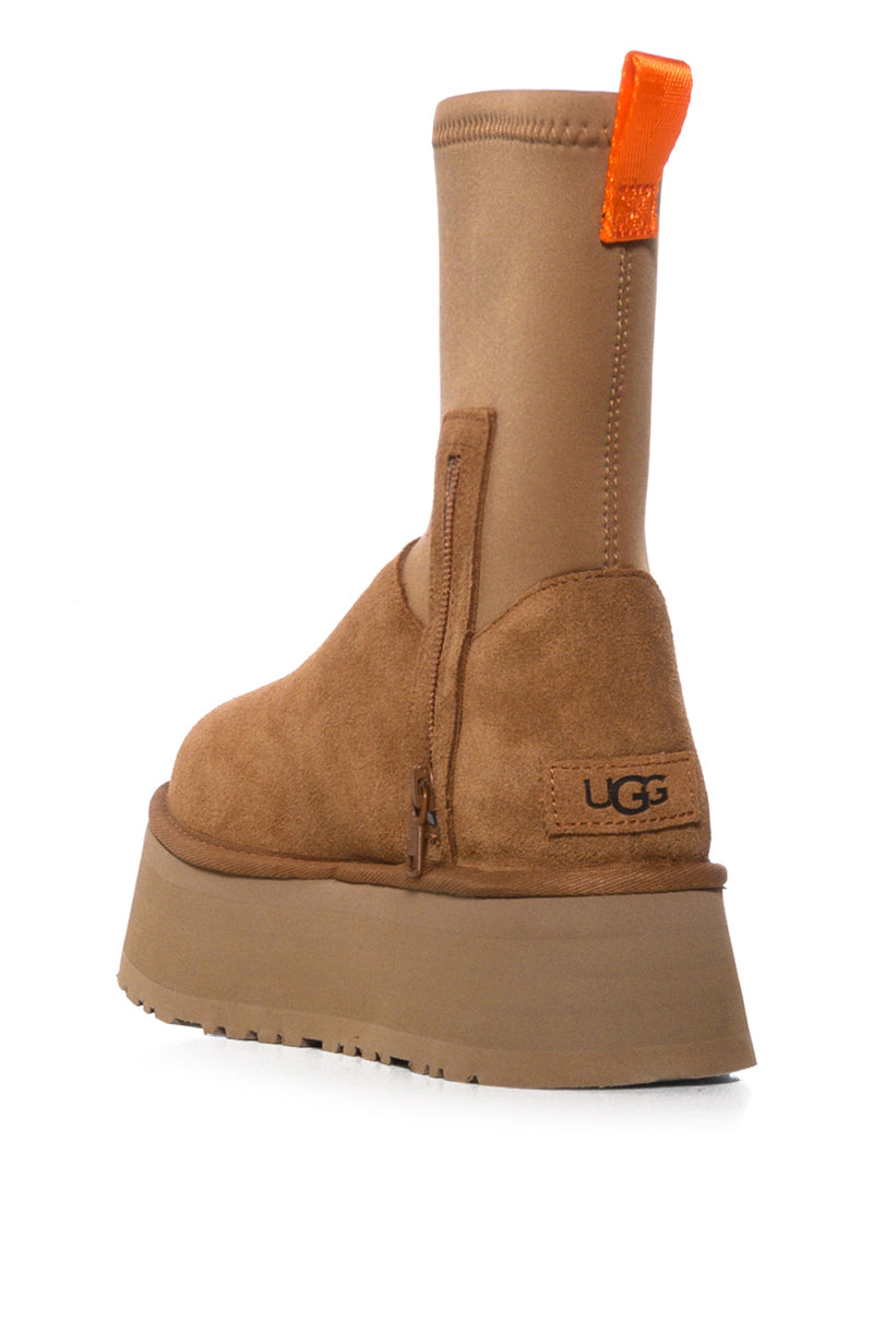 UGG W CLASSIC DIPPER CHESTNUT