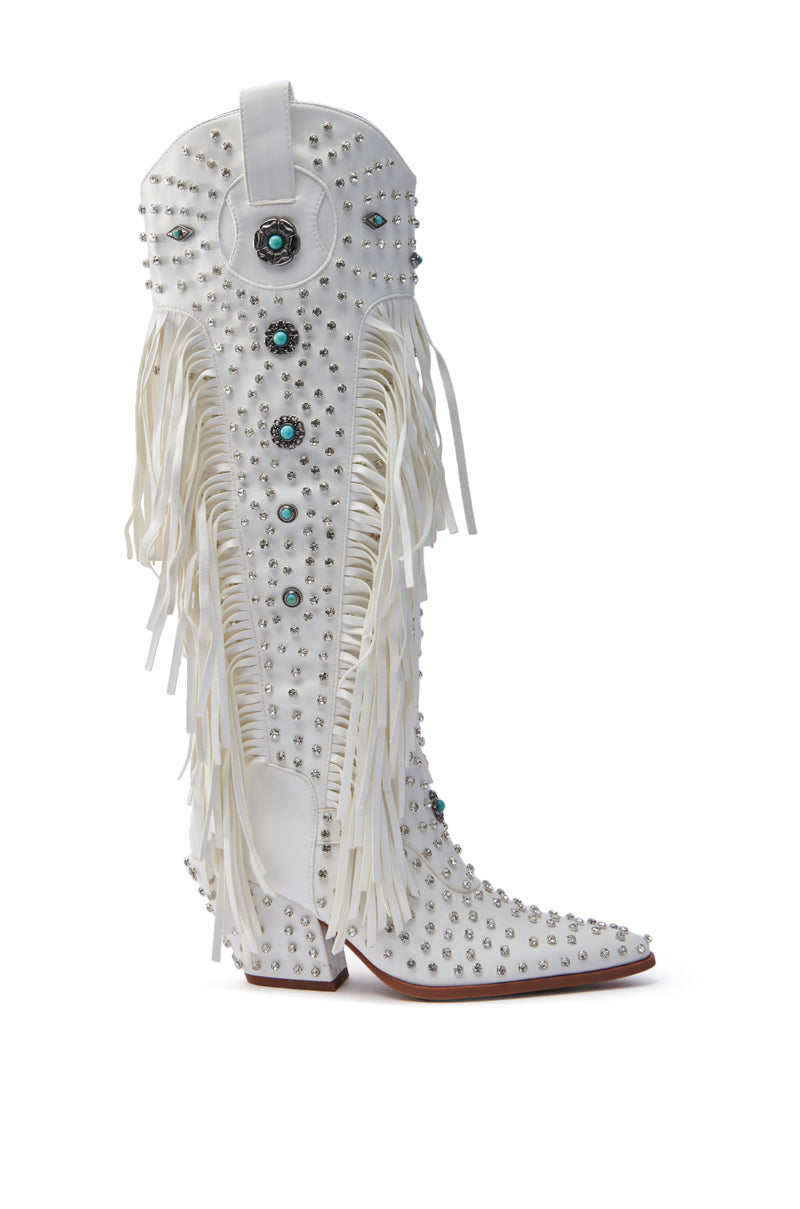 AZALEA WANG BENNETT WHITE BOOT