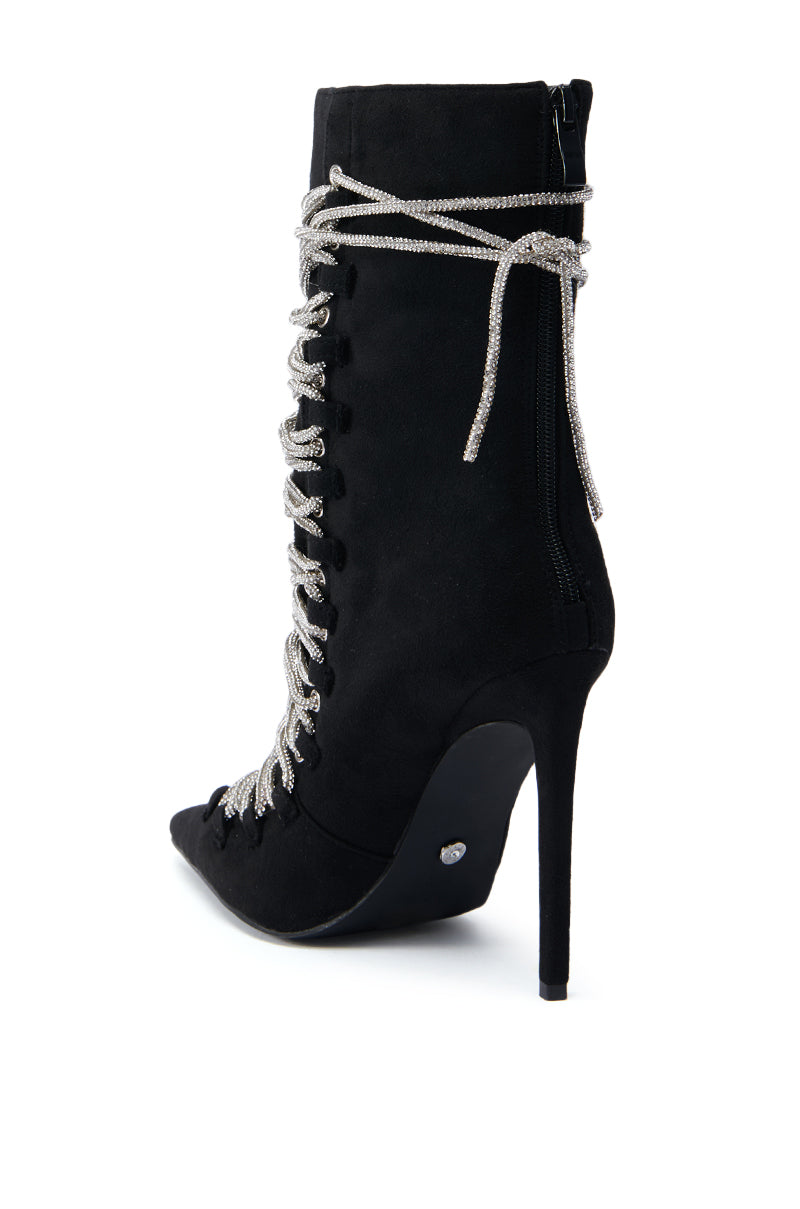 AZALEA WANG DASHIELL BLACK STILETTO BOOT