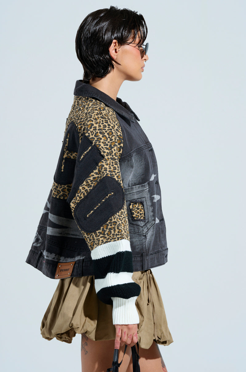 FIERCE CHEETAH BOMBER JACKET