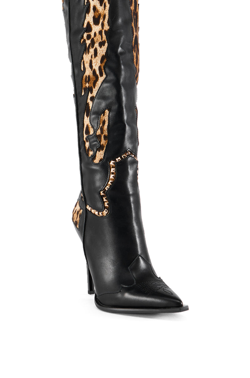 AZALEA WANG BRIGGS LEOPARD BOOT