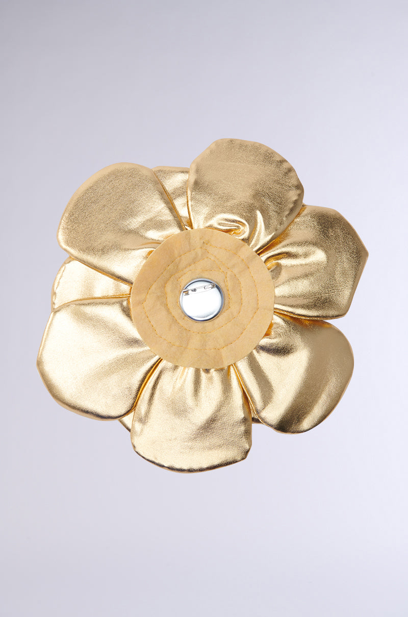 GOLDEN HOUR METALLIC BROOCH