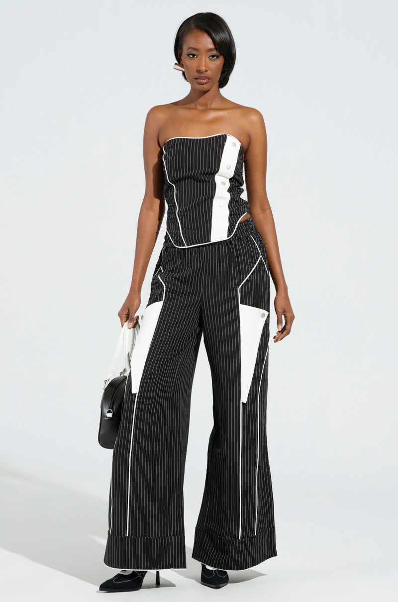 STRICTLY BUSINESS PINSTRIPE PANT