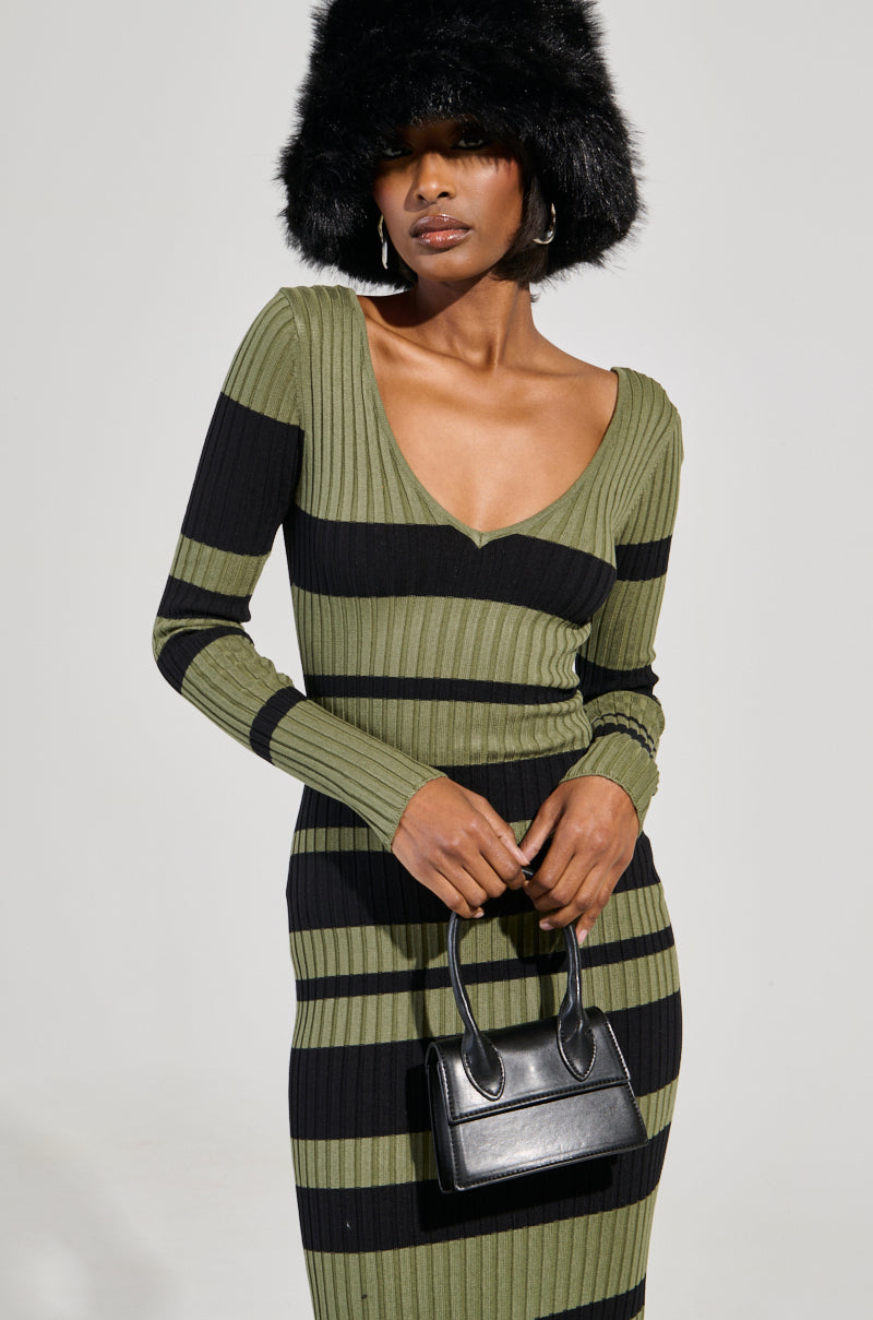 DESTINATIONS SWEATER DRESS