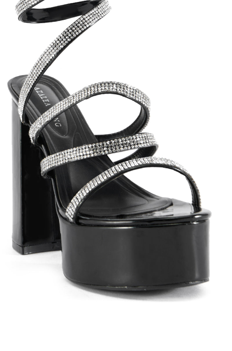 AZALEA WANG PANDRA BLACK SANDAL