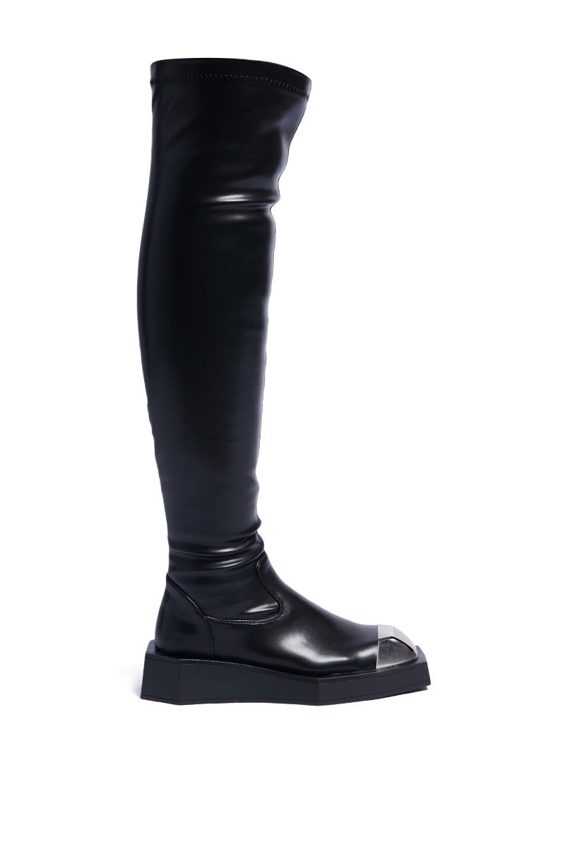 AZALEA WANG HARUKO BLACK BOOT