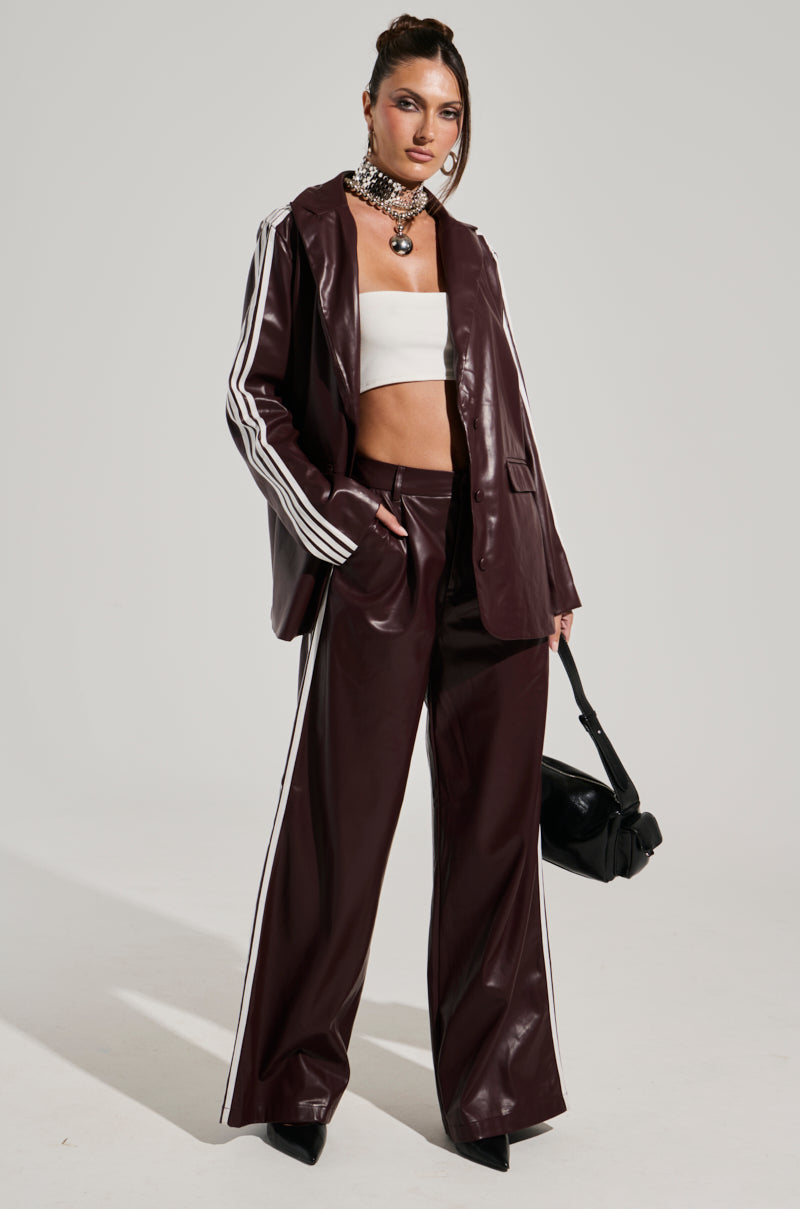 DAYTIME LOVIN TROUSER IN BURGUNDY