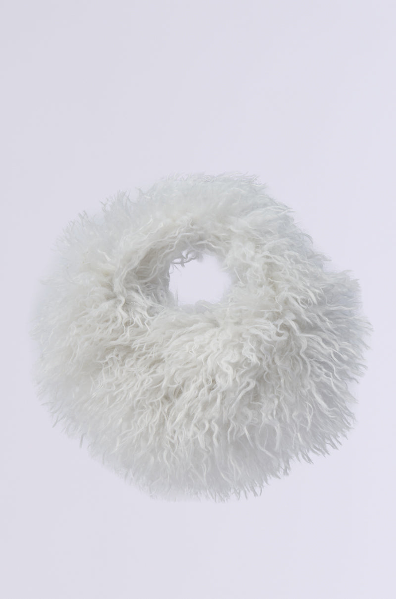 IN A FLURRY FAUX FUR BAG