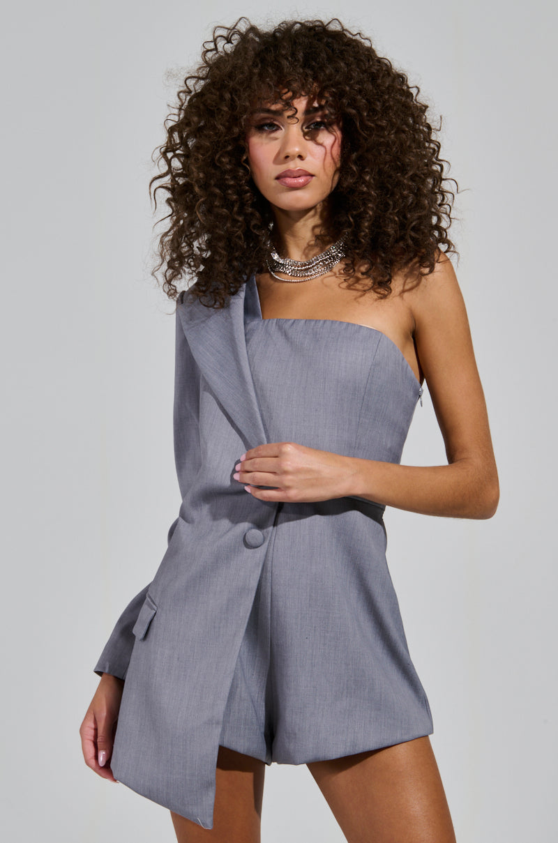 OUT OF OFFICE BLAZER ROMPER