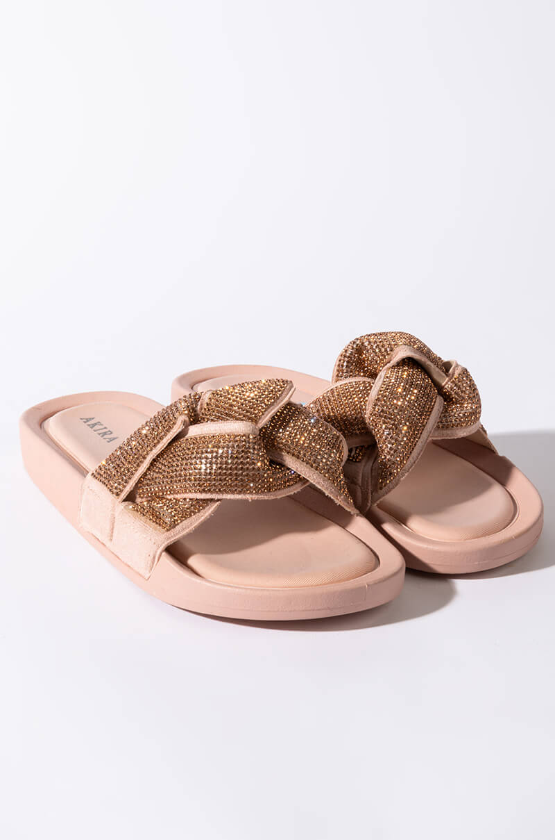 MAKE IT EASY FLAT SANDAL IN PINK