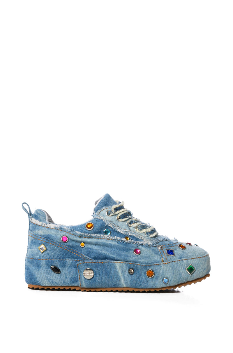 AZALEA WANG MAI DENIM SNEAKER