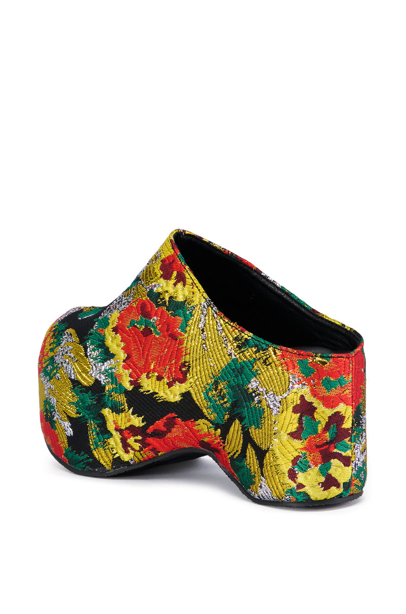 AZALEA WANG VESTA MULTI BROCADE CLOG