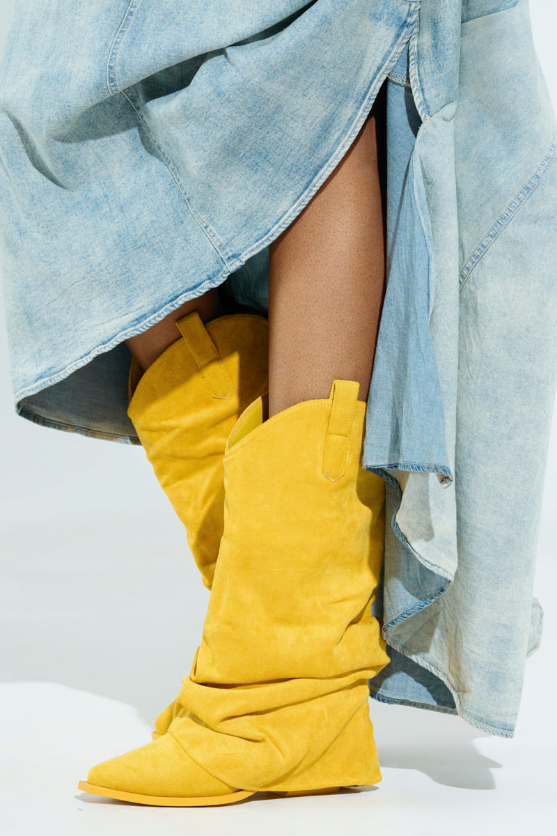 AZALEA WANG HAWKSTON YELLOW BOOTIE