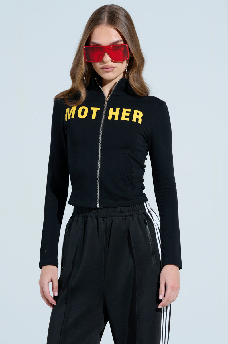 MOTHER F*UCKER ZIP UP SWEATSHIRT