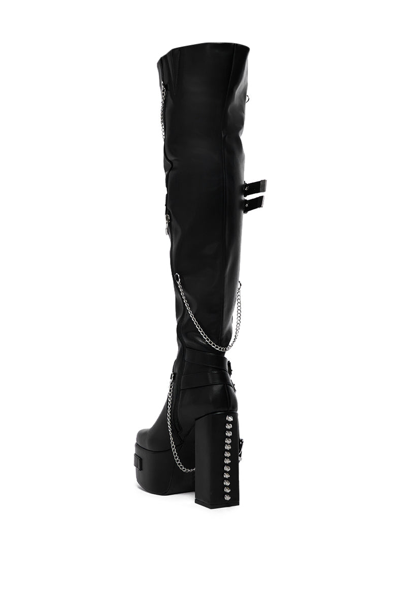 AZALEA WANG CAPTIVATE BLACK BOOT