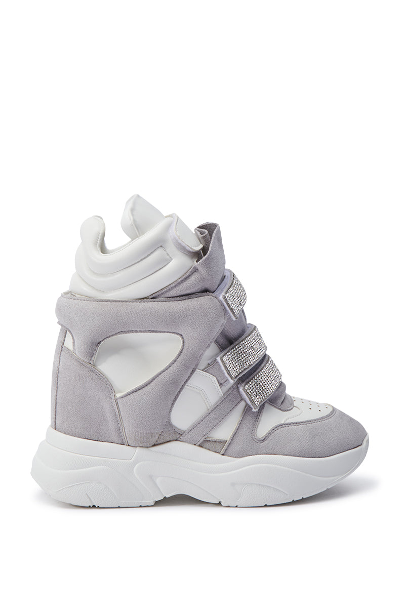 MARANTO WHITE WEDGE SNEAKER