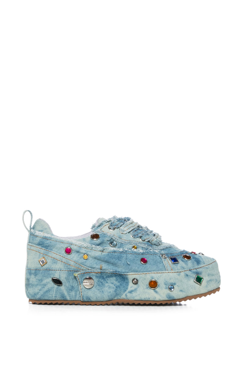 AZALEA WANG MAI DENIM SNEAKER