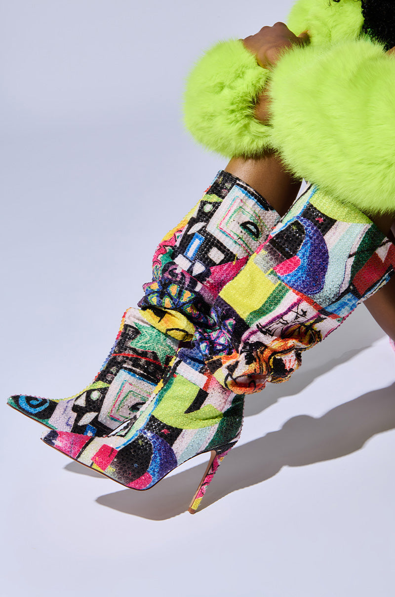 AZALEA WANG JONEL MULTI STILETTO BOOT