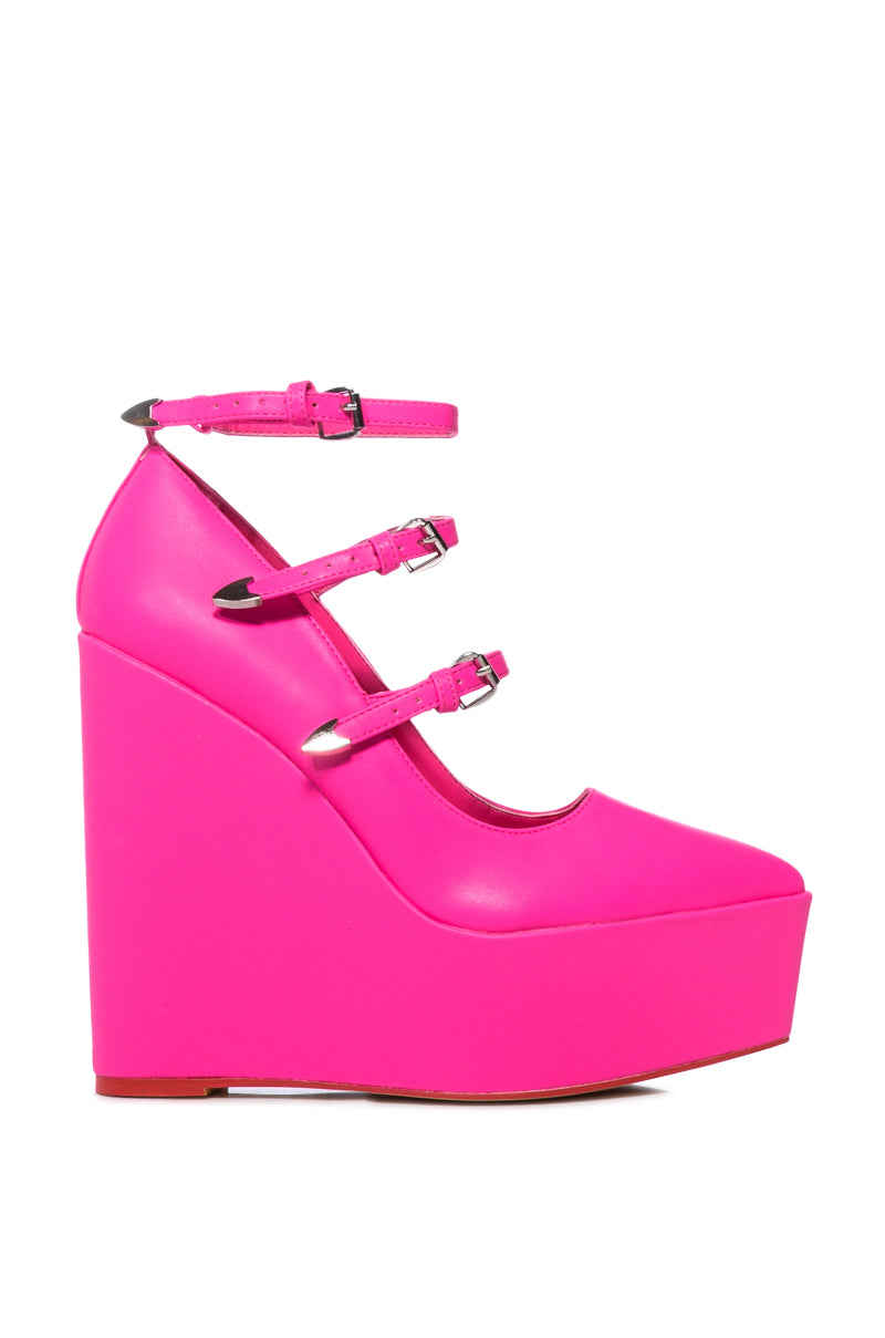 YULIA PINK PATENT PUMP