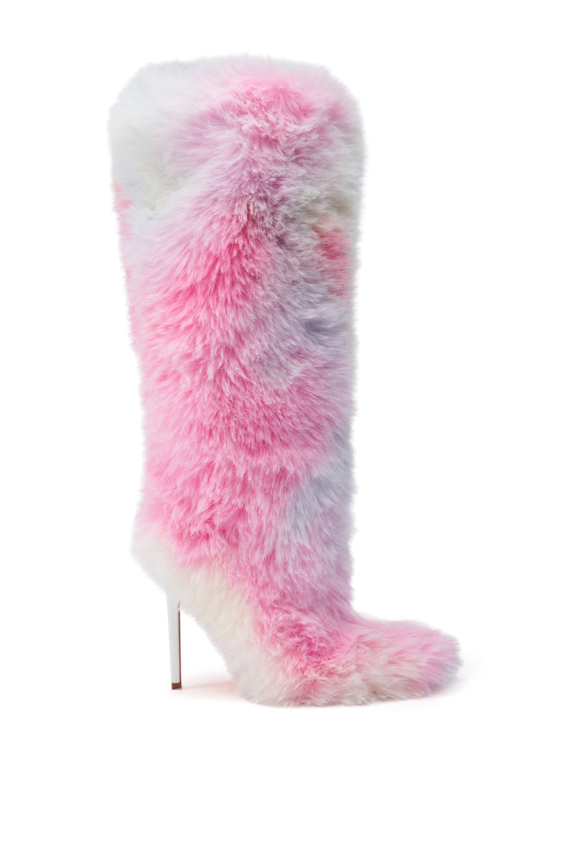 AZALEA WANG UPSETTER PINK STILETTO BOOT