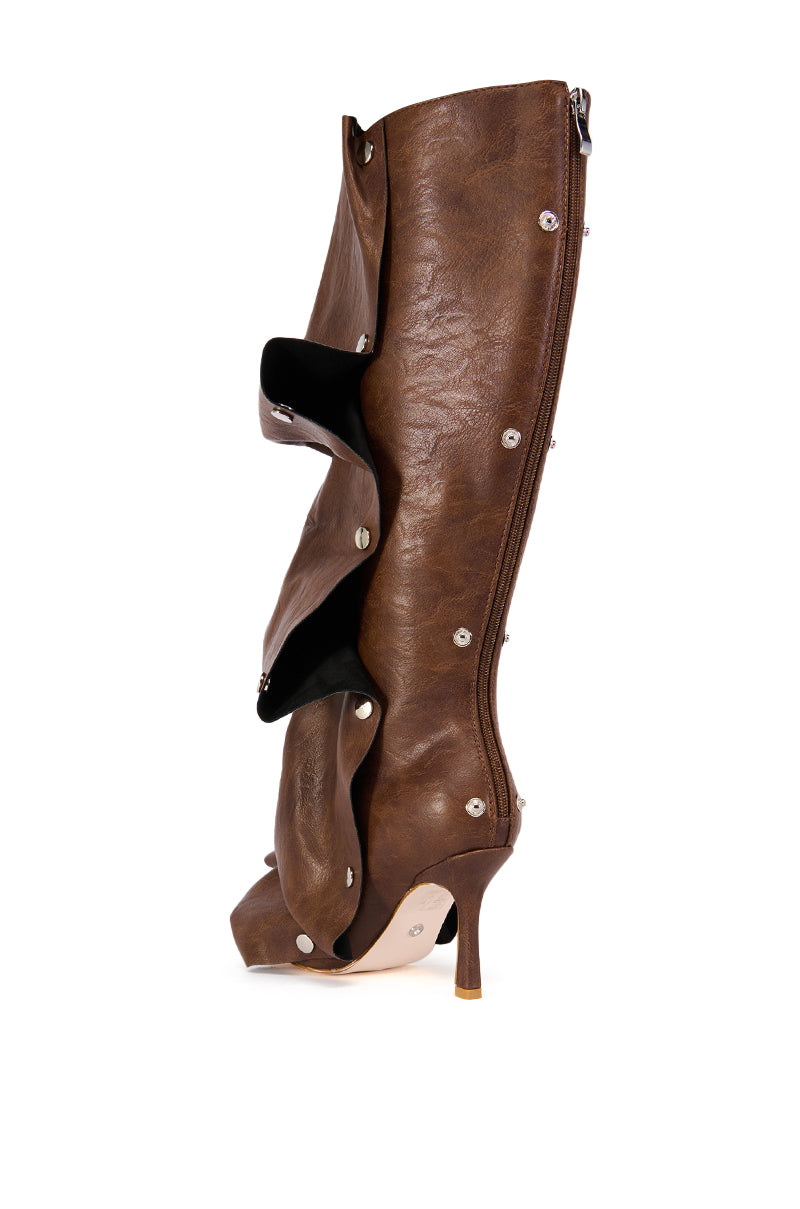 AZALEA WANG IMOGINE BROWN BOOT