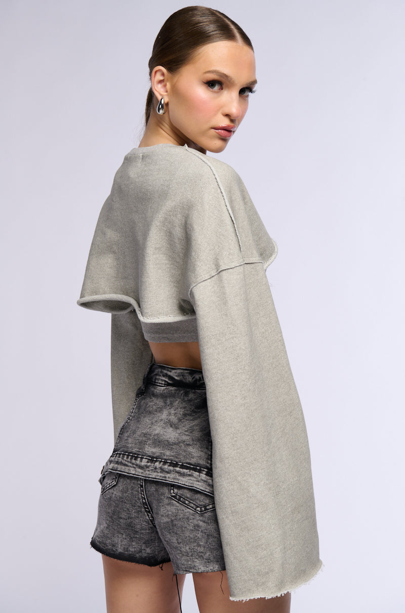 LAUREN DOUBLE LAYERED SWEATSHIRT