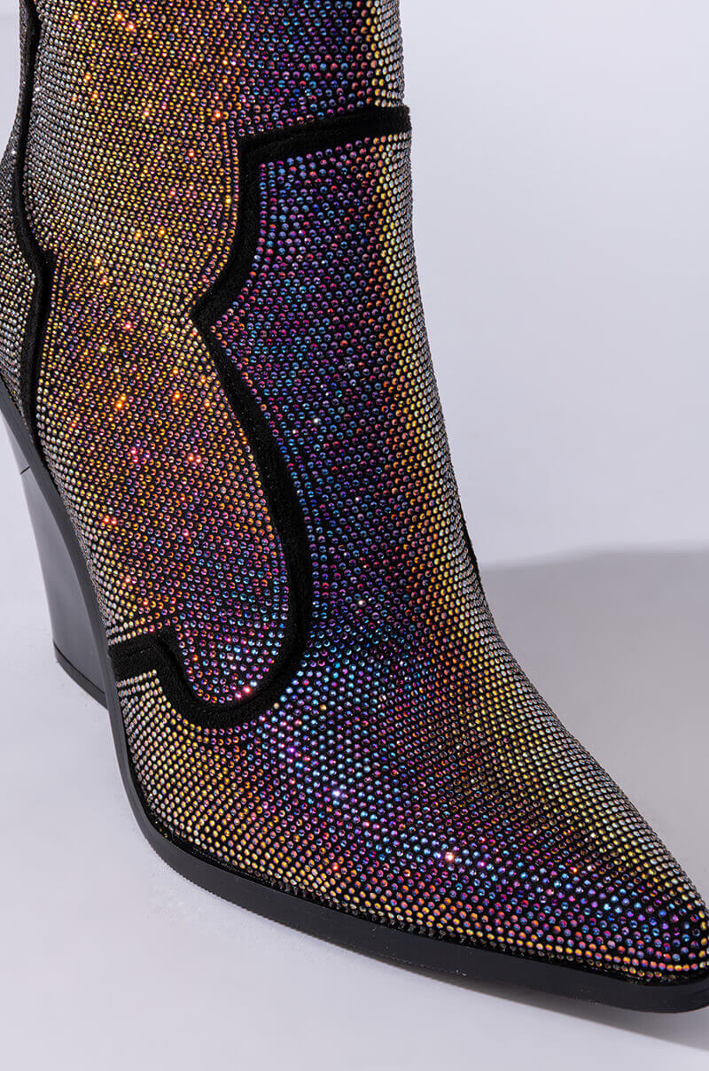 AZALEA WANG WHY SO SERIOUS CHUNKY BOOTIE IN MULTI