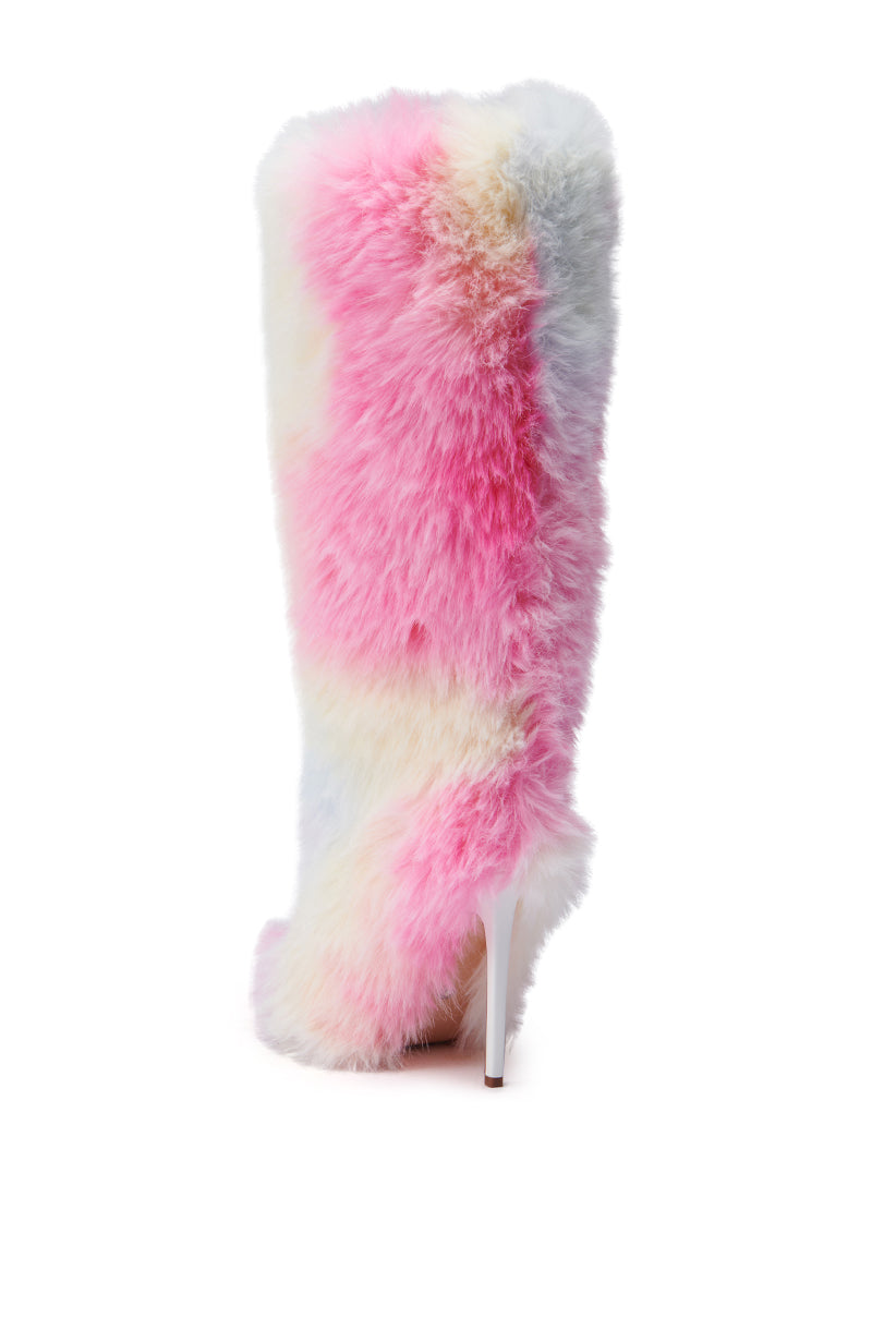 AZALEA WANG UPSETTER PINK STILETTO BOOT