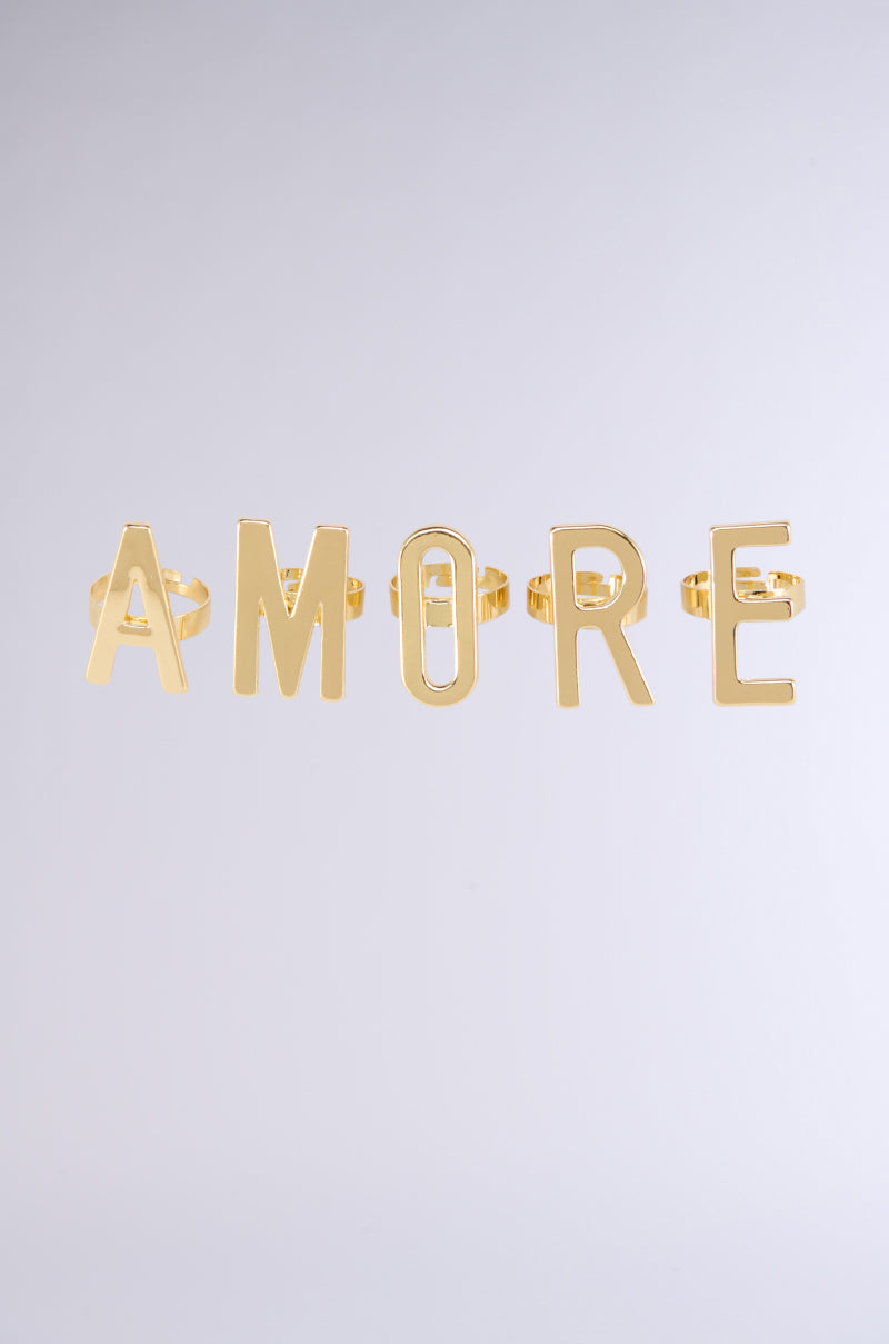 AMORE RING SET