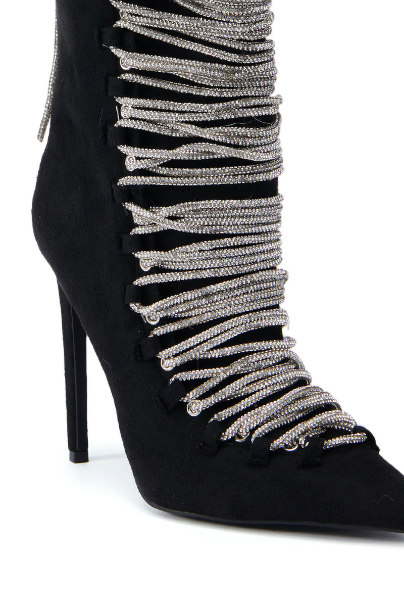 AZALEA WANG DASHIELL BLACK STILETTO BOOT